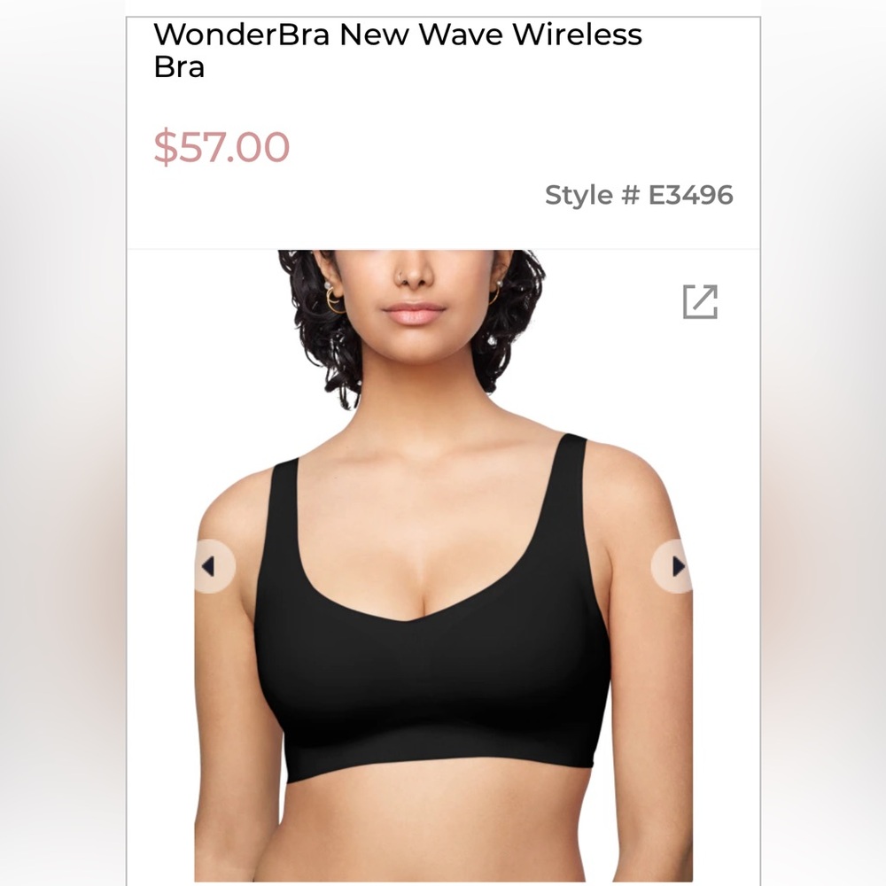 WonderBra “new wave wireless” bra size small (approx 34C)